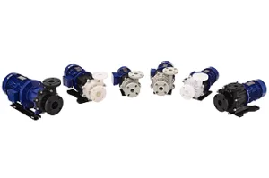 multiple industrial pumps